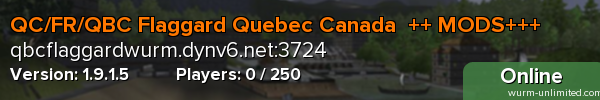 QC/FR/QBC Flaggard Quebec Canada  ++ MODS+++