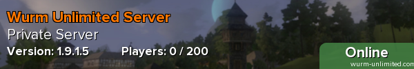Wurm Unlimited Server
