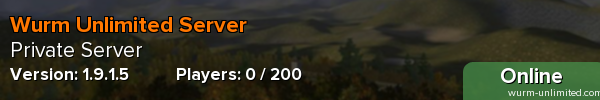 Wurm Unlimited Server